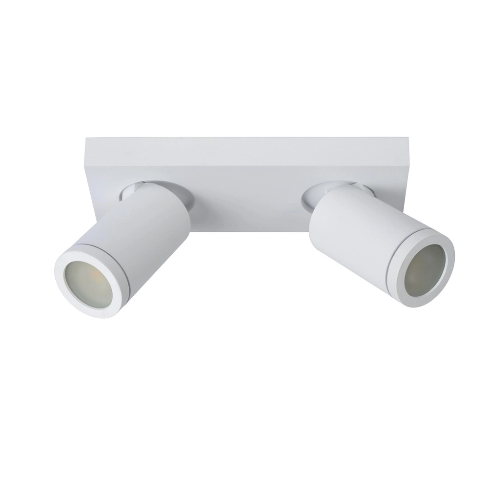 Ceiling spotlight Taylor IP44 2-light white