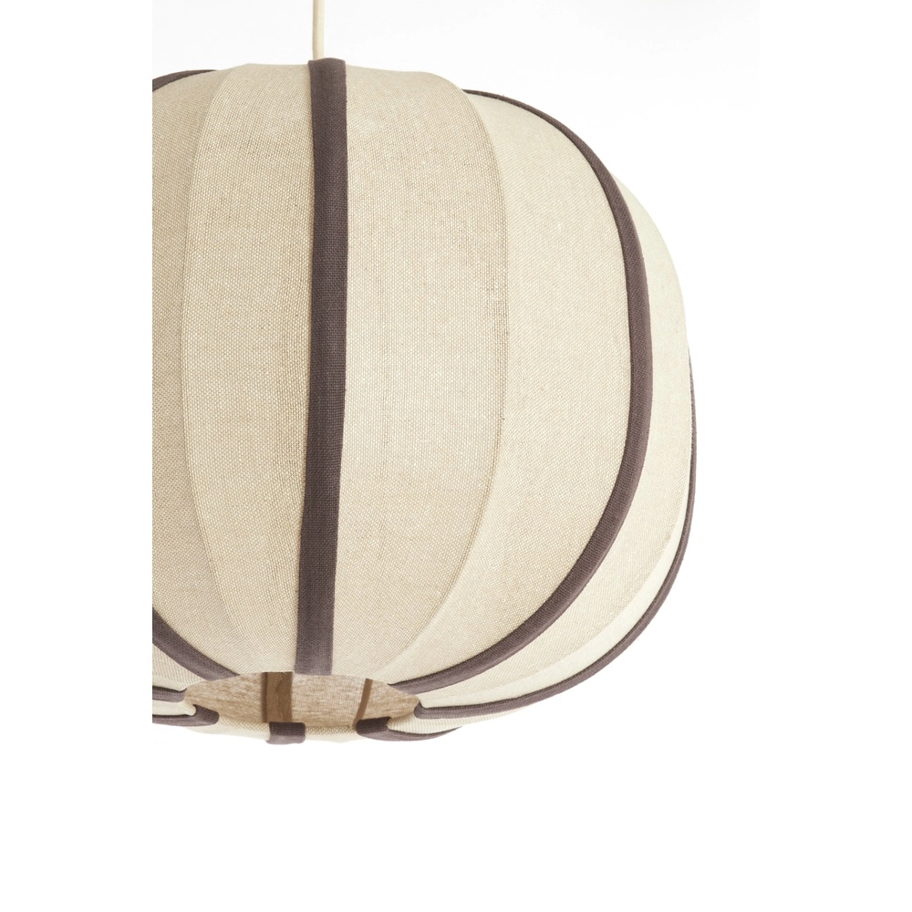 Japandi pendant lamp Esmiria Ø 40cm - dark brown Light & Living 8717807835934