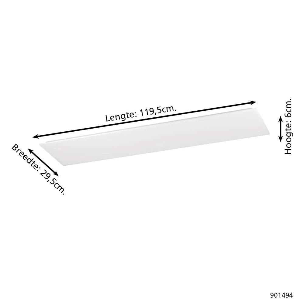Ceiling lamp Moradillo 3-step CCT white 29.5cm Eglo 9008606340088