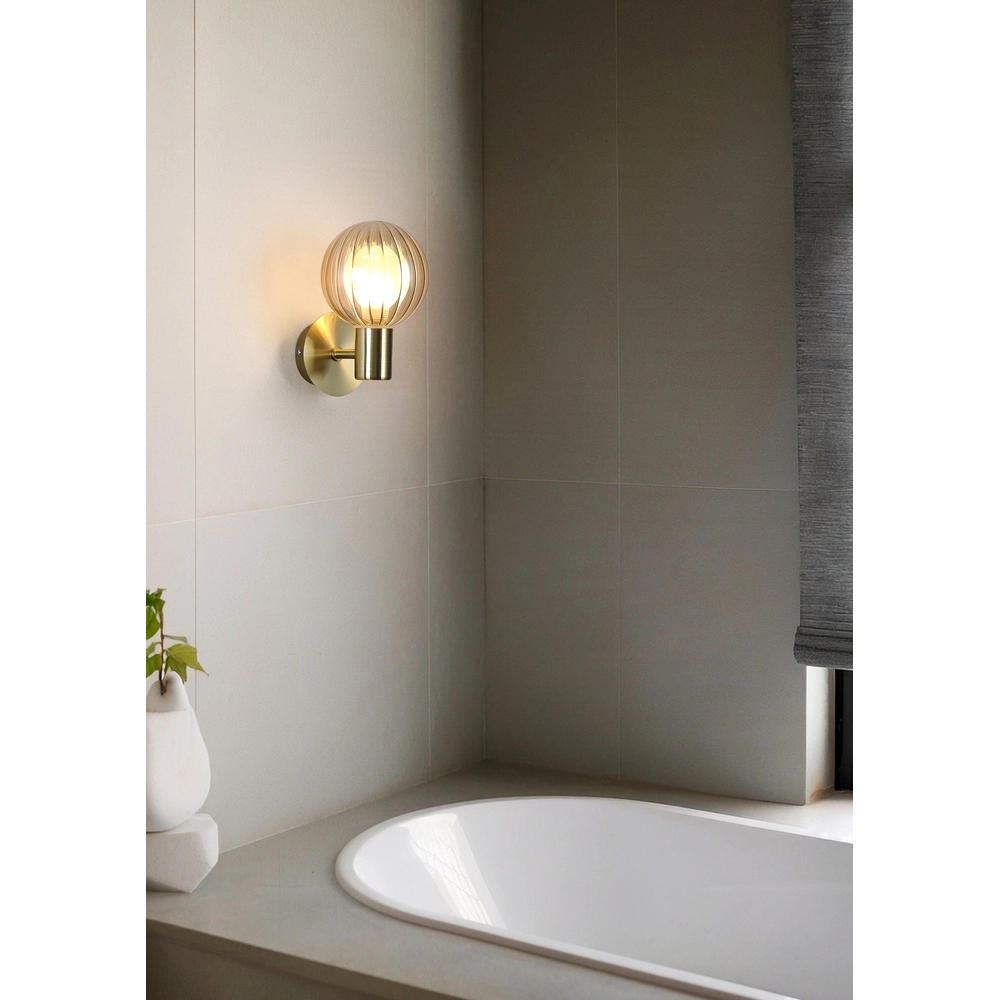 Wall lamp Luminsphere Gold Single Searchlight 5053423297408