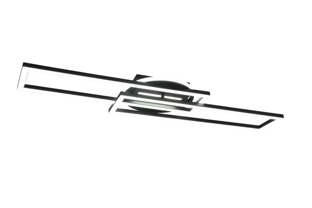 Adjustable LED ceiling lamp Twister black