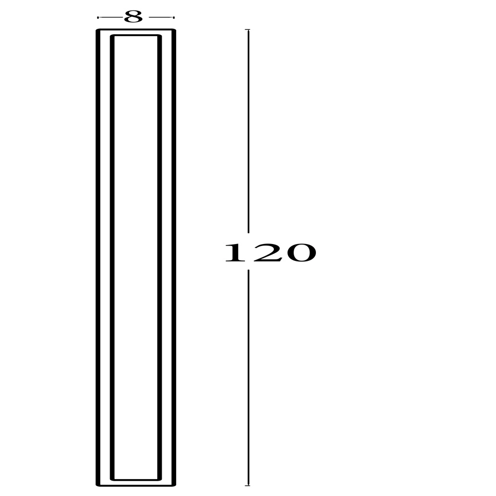 Design wall lamp Bordo black 120cm Searchlight 5053423289984