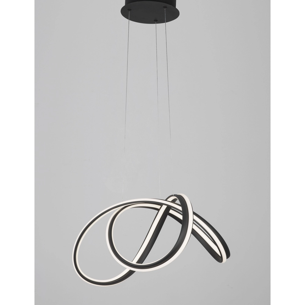 Design pendant lamp Truno black
