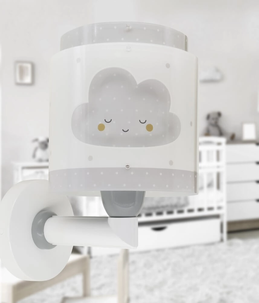 Children's room wall lamp Baby Dreams gray Dalber 8420406760193