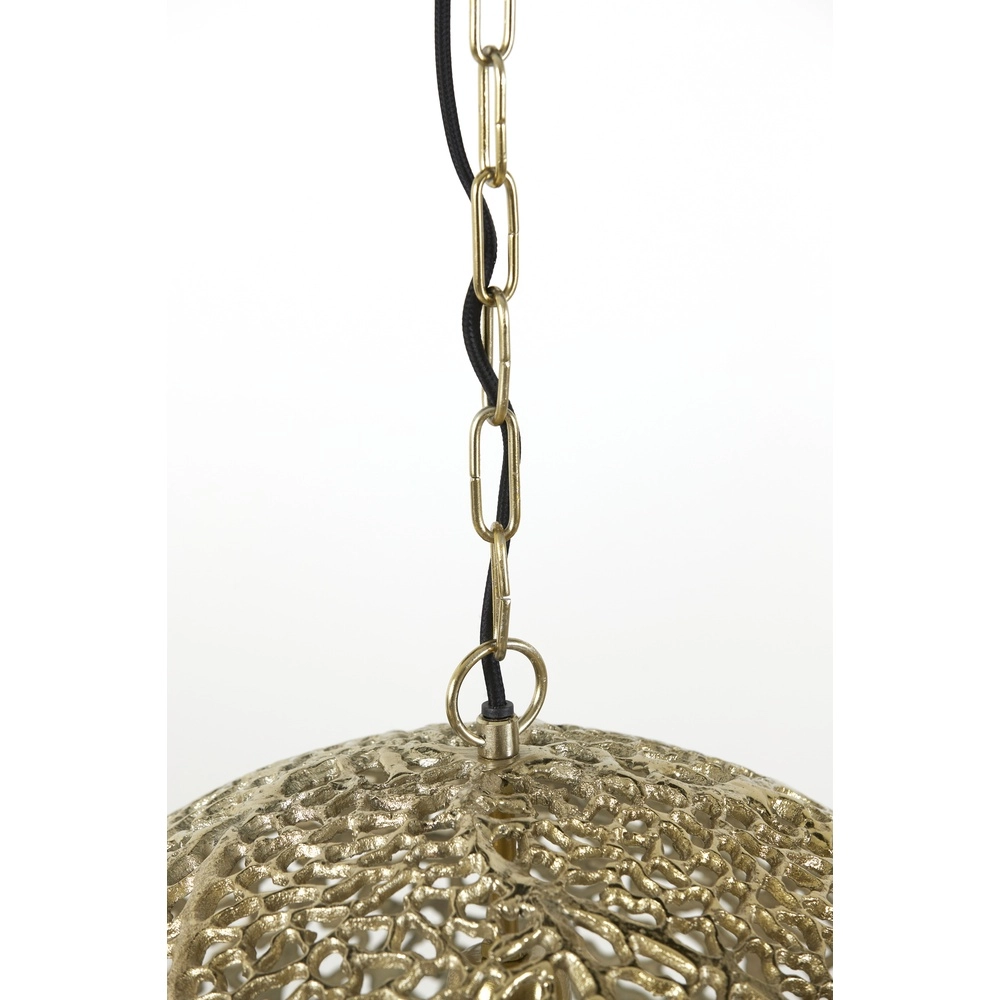 Oriental pendant lamp Sinula Ø 45cm - brass Light & Living 8717807641801