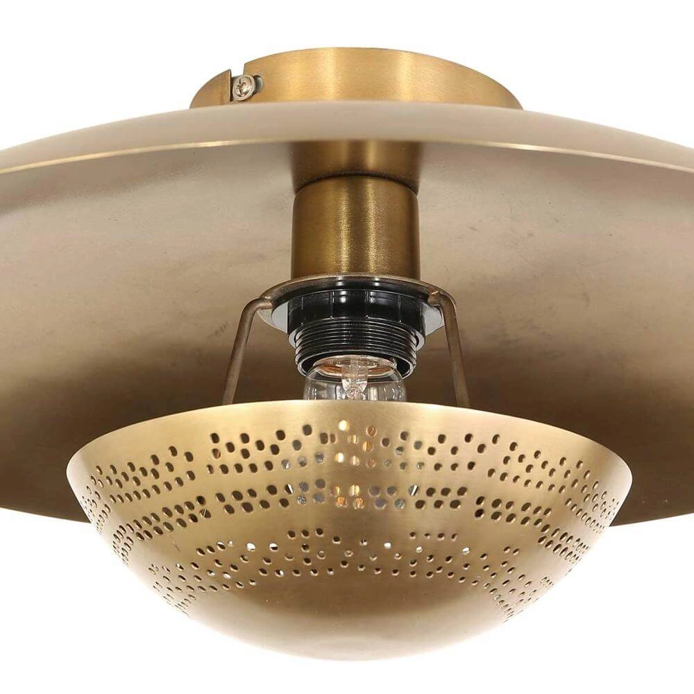 Round ceiling lamp Brass bronze Steinhauer 8712746171662