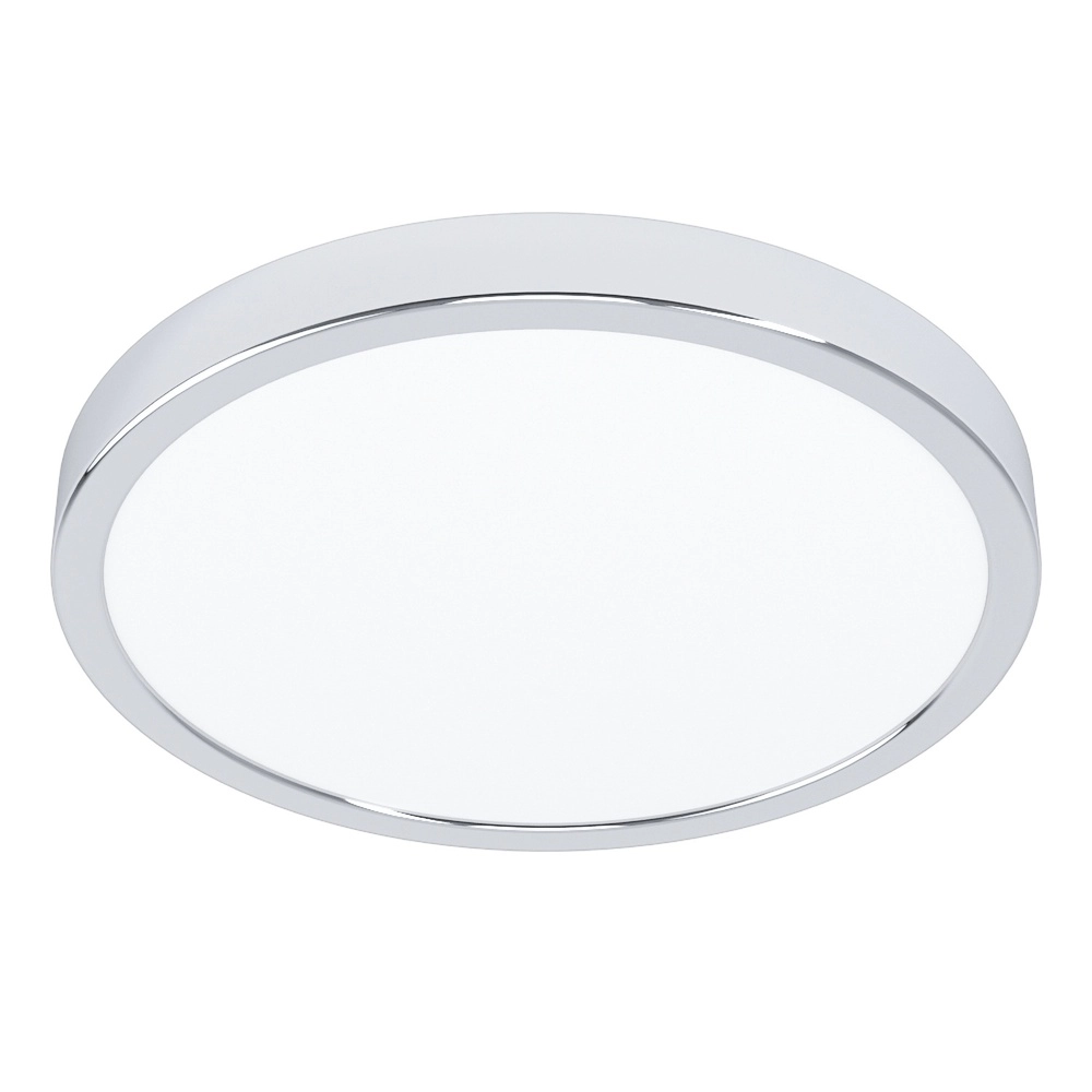 Chrome ceiling light Fueva 6 LED - Ø 27,7cm