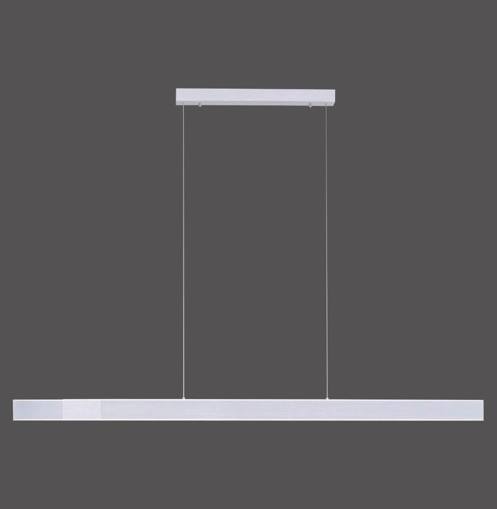 Sleek hanging lamp Pure Lume aluminum Paul Neuhaus 4012248352212