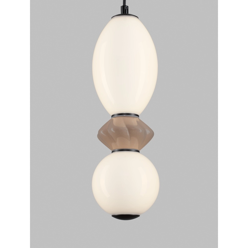 Pendant lamp Pallina white - mocha Lyora 5212017483997