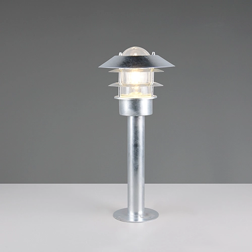Garden lamp 50cm Ruvuma zinc grey