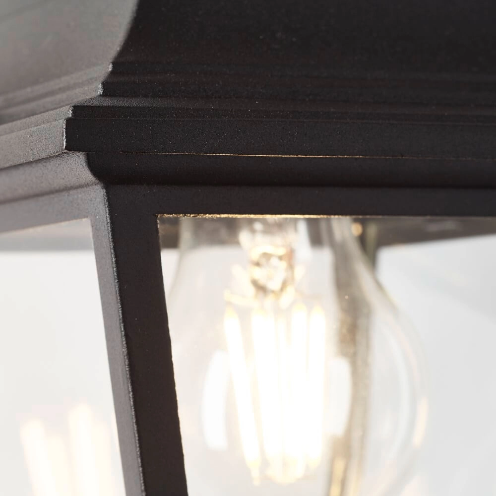 Black wall lamp Nissie down Brilliant 4004353356520