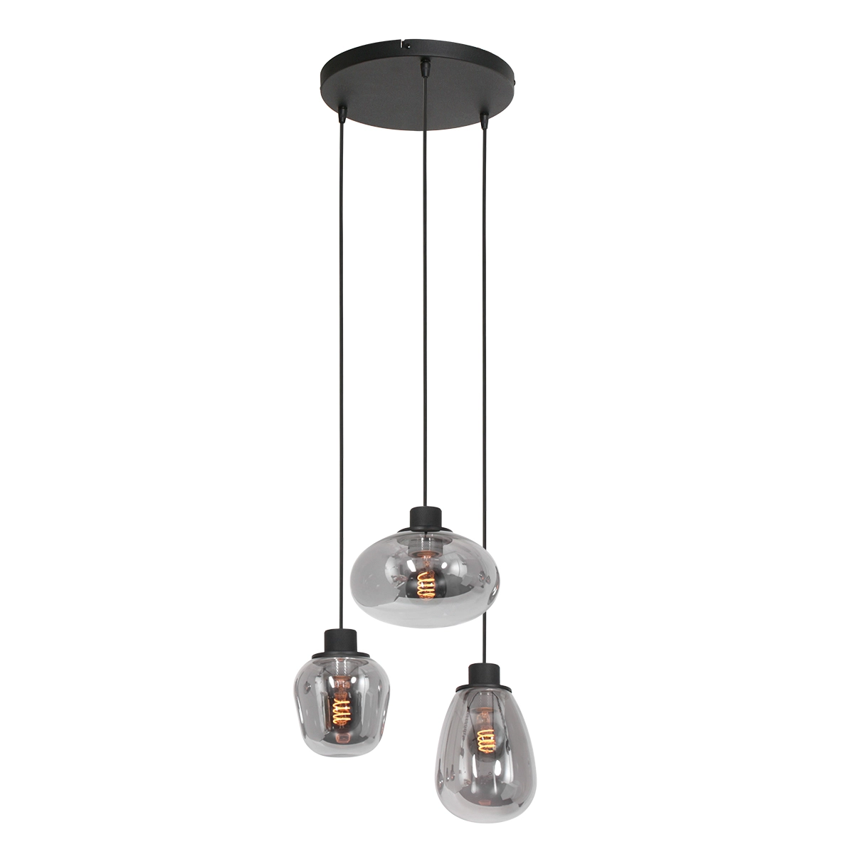 Vide hanging lamp Reflexion with glass Steinhauer 8712746135596