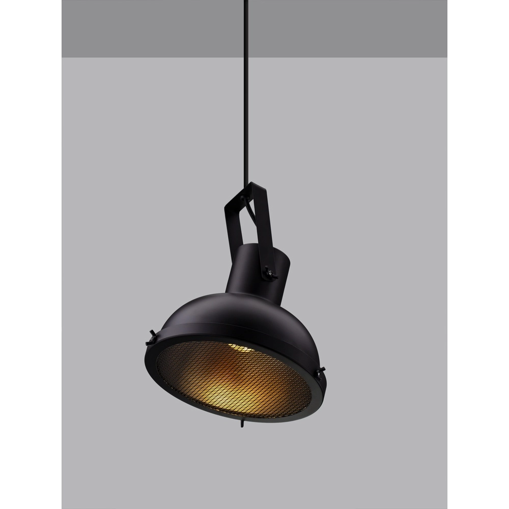 Pendant lamp Ruvi 1-light black