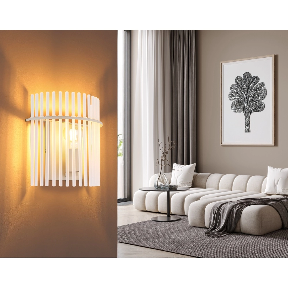 Wall lamp Gorley sand brown with glass Globo 9007371572700