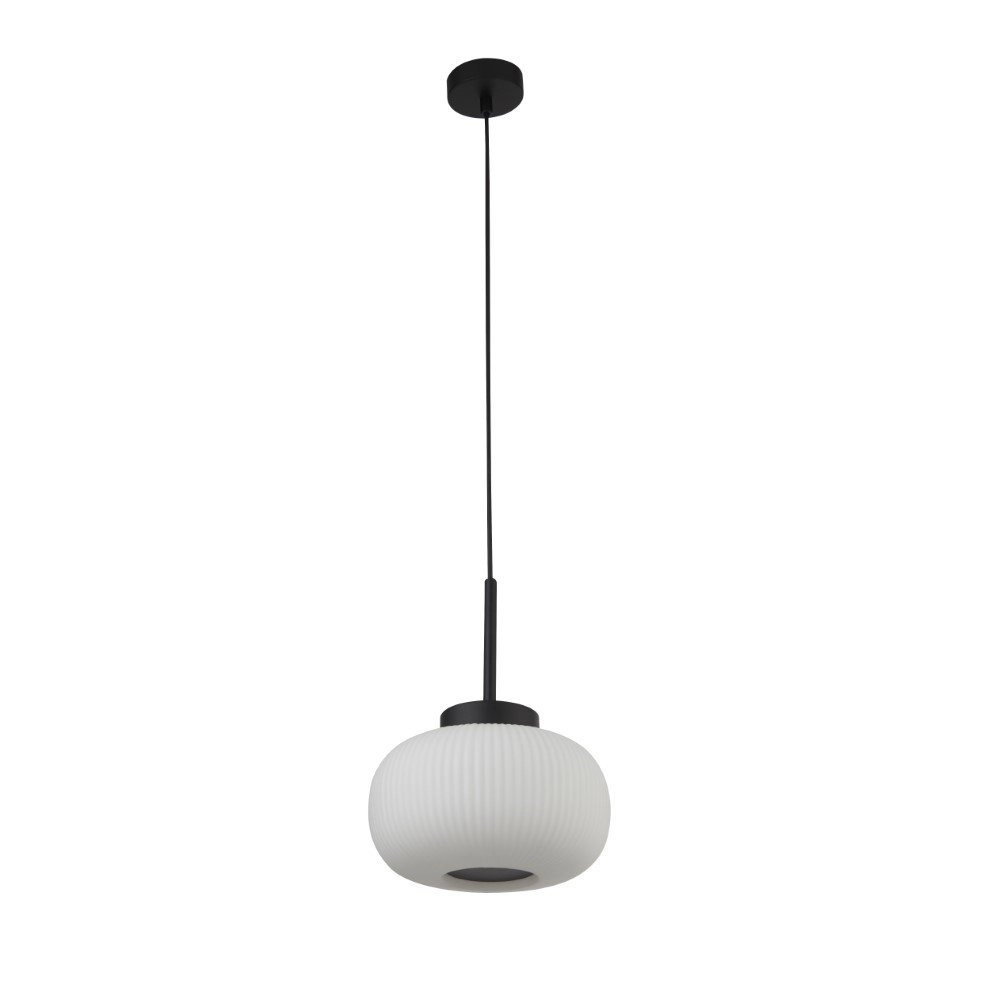 Glass pendant lamp Lumina Ø 24cm Searchlight 5053423164502