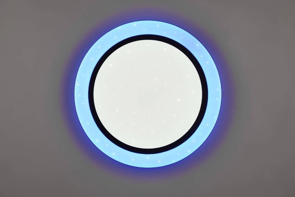 White ceiling lamp Cartida white with black Trio 4017807561722
