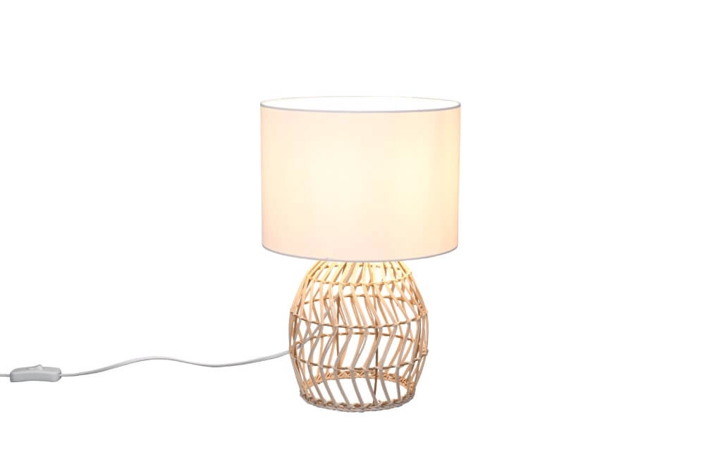 Table lamp Rike with rattan Trio 4017807539349