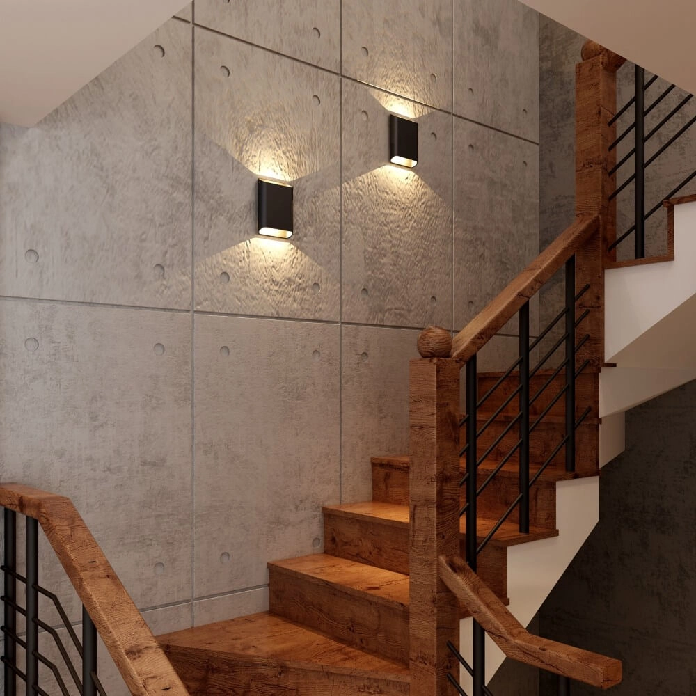 Wall lamp Diaz L Black Artdelight 8720701100275