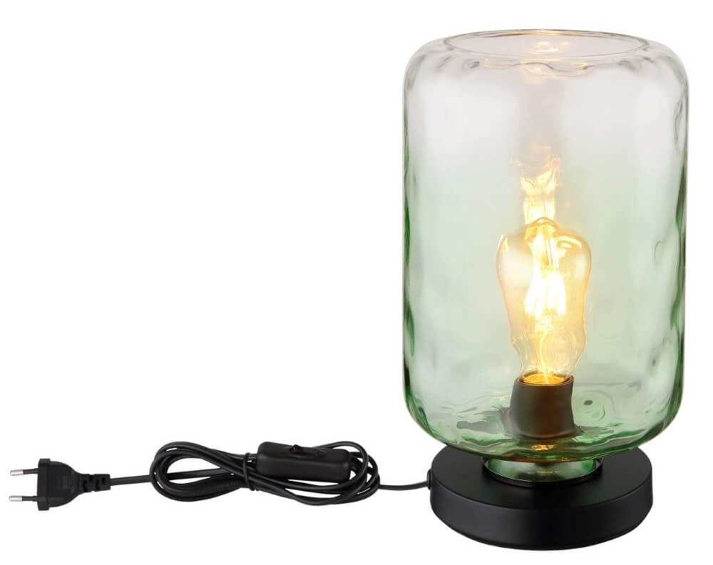 Design table lamp Darina Green glass Globo 9007371452521