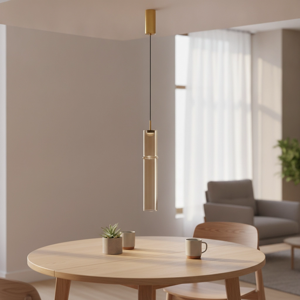 Unique pendant lamp Sano 1-light gold