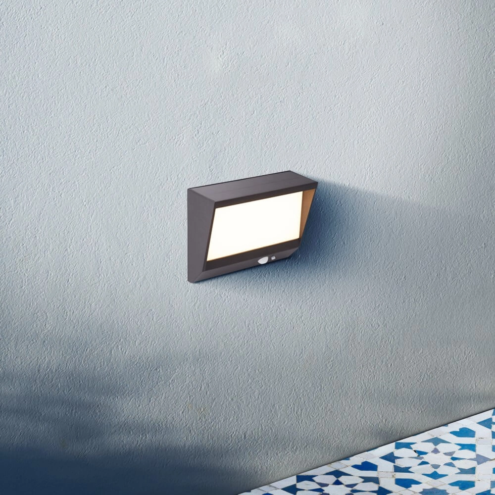Wall lamp Solar Black design Searchlight 5053423241555