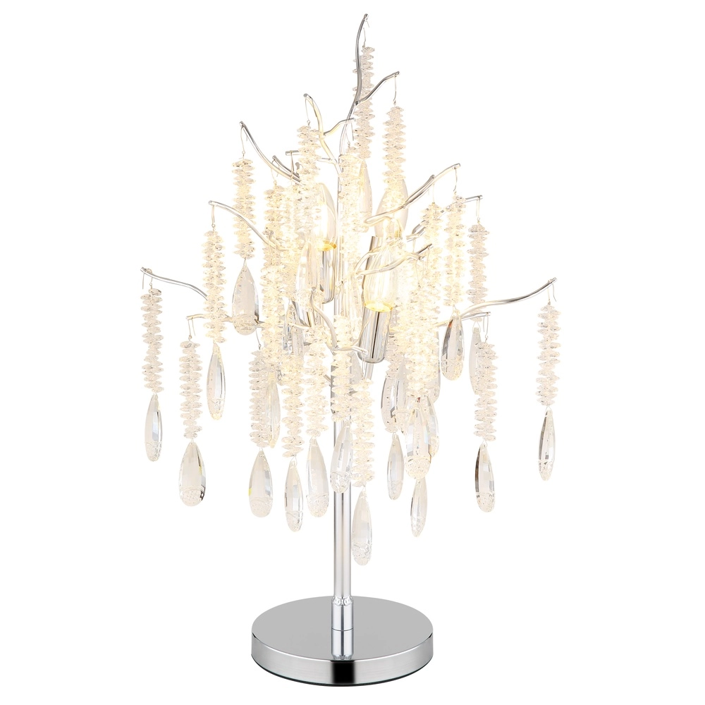 Table lamp Kinga silver grey