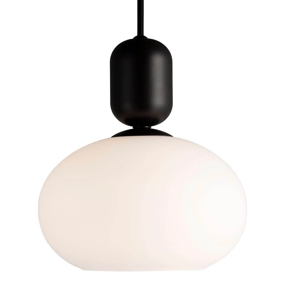 Pendant lamp Notti black and white Nordlux 5704924001789