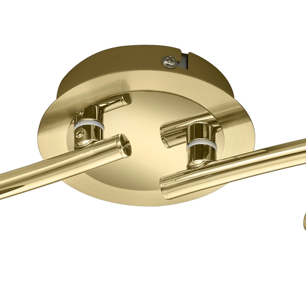 LED ceiling spot Levisto 4-light brass matt Trio 4017807281729