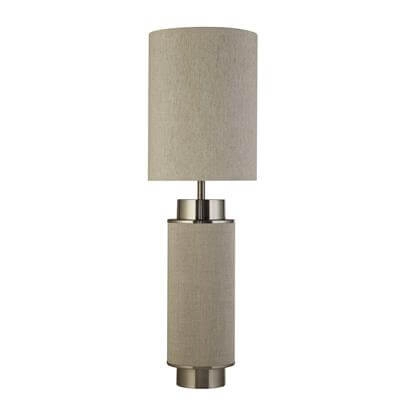 Table lamp Flask 72cm nickel with vintage sand Searchlight 5053423187129