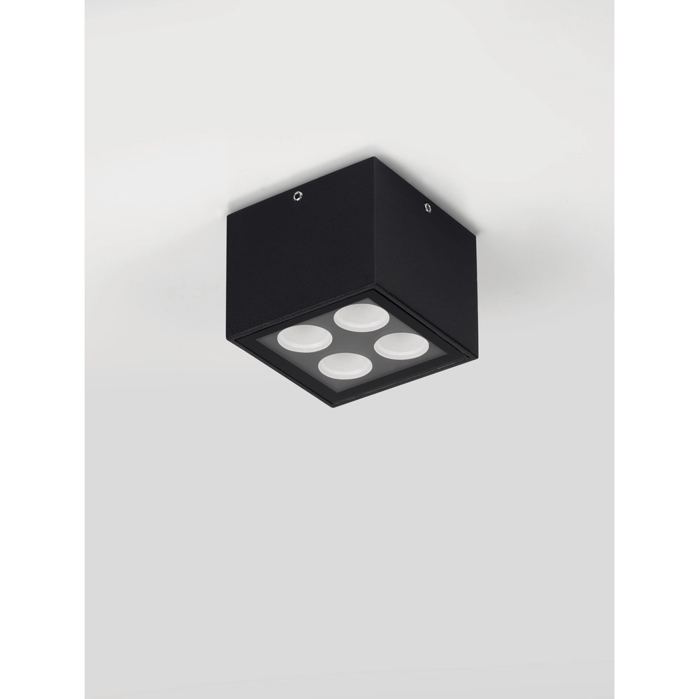 Ceiling lamp Jax square 8cm anthracite Lyora 5212017470591