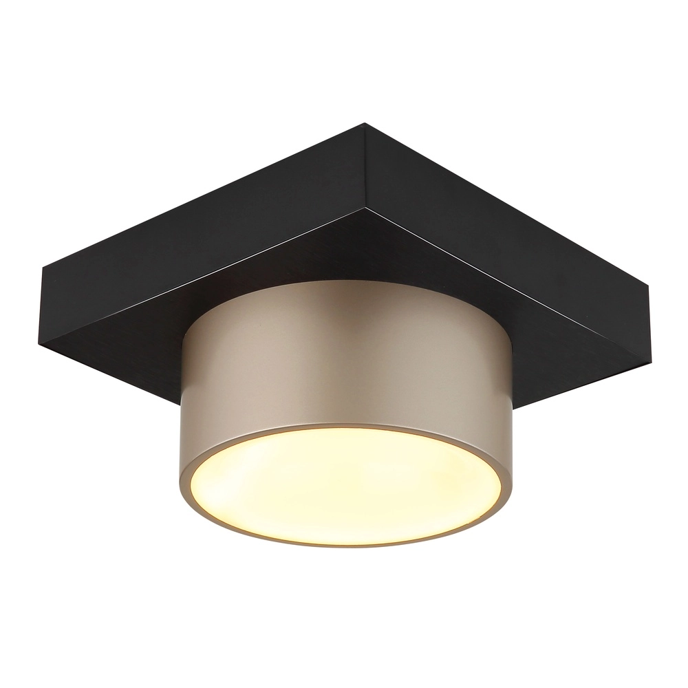 Ceiling lamp Raymond black with champagne