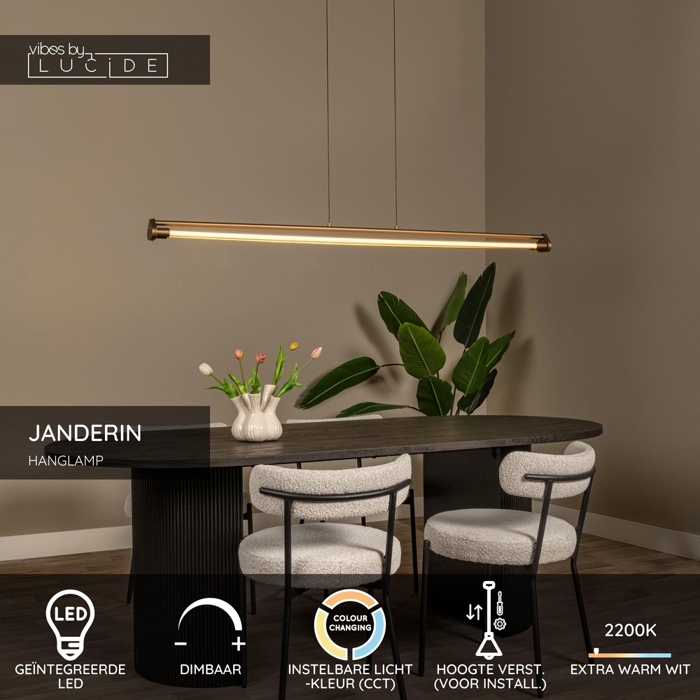 Unique pendant lamp Janderin Champagne Lucide Vibes 5411212242099