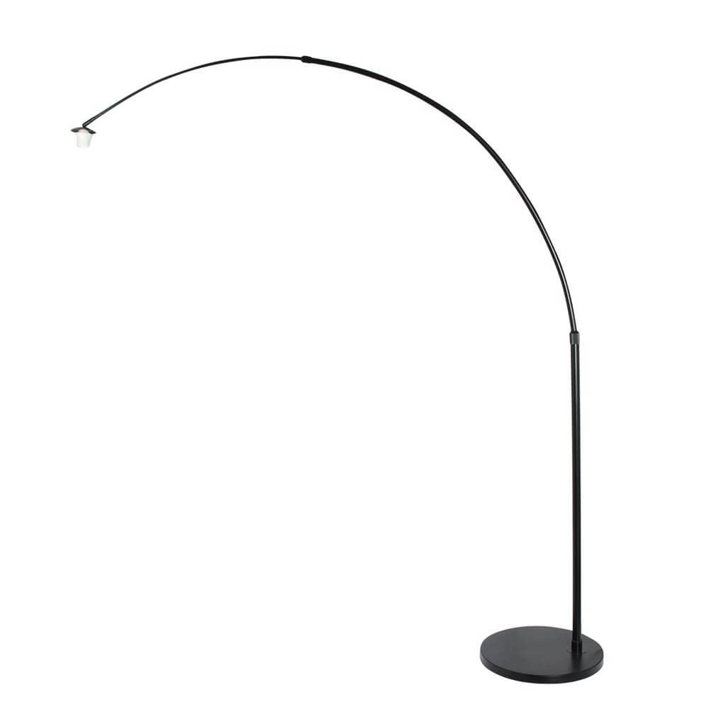 Arc lamp Sparkled Light black with straw shade Steinhauer 8712746172881