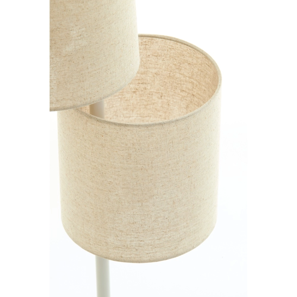 Floor lamp Benigno with 5 sand hoods Light & Living 8717807761325