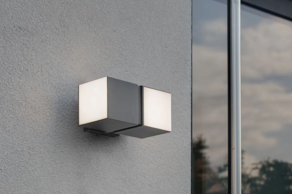 Black wall lamp Cuba reddot award 4000K Lutec 6939412010199