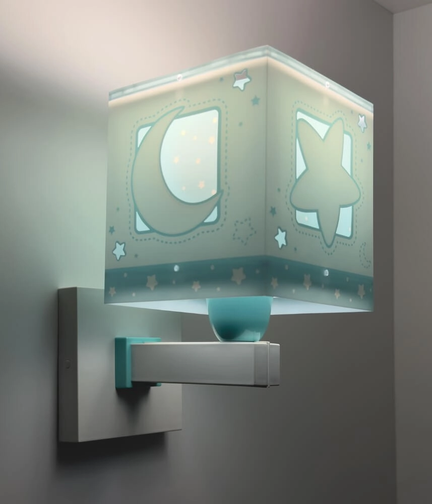 Green wall lamp Moonlight for children's room Dalber 8420406001913