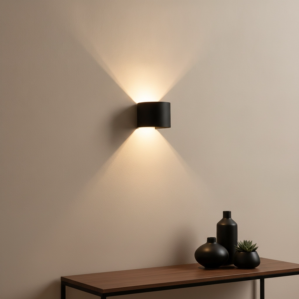 Surface-mounted spot Gyro black