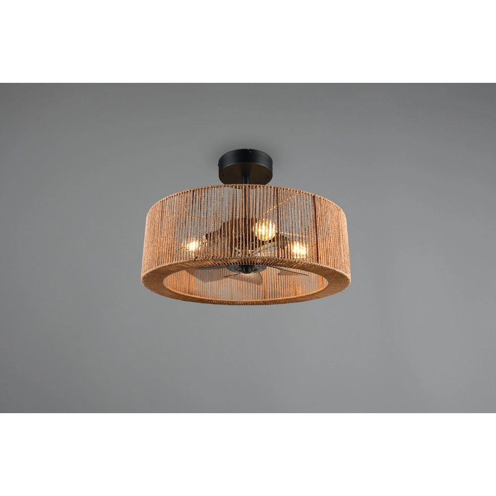 Rattan fan Smillum Ø 61cm Trio 4017807688139
