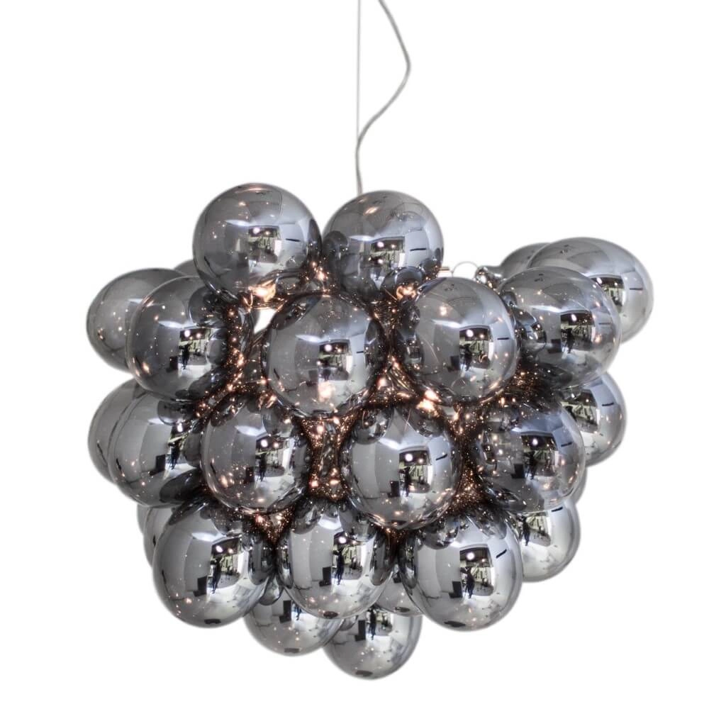 Hanging lamp Gross smoke glass 50cm