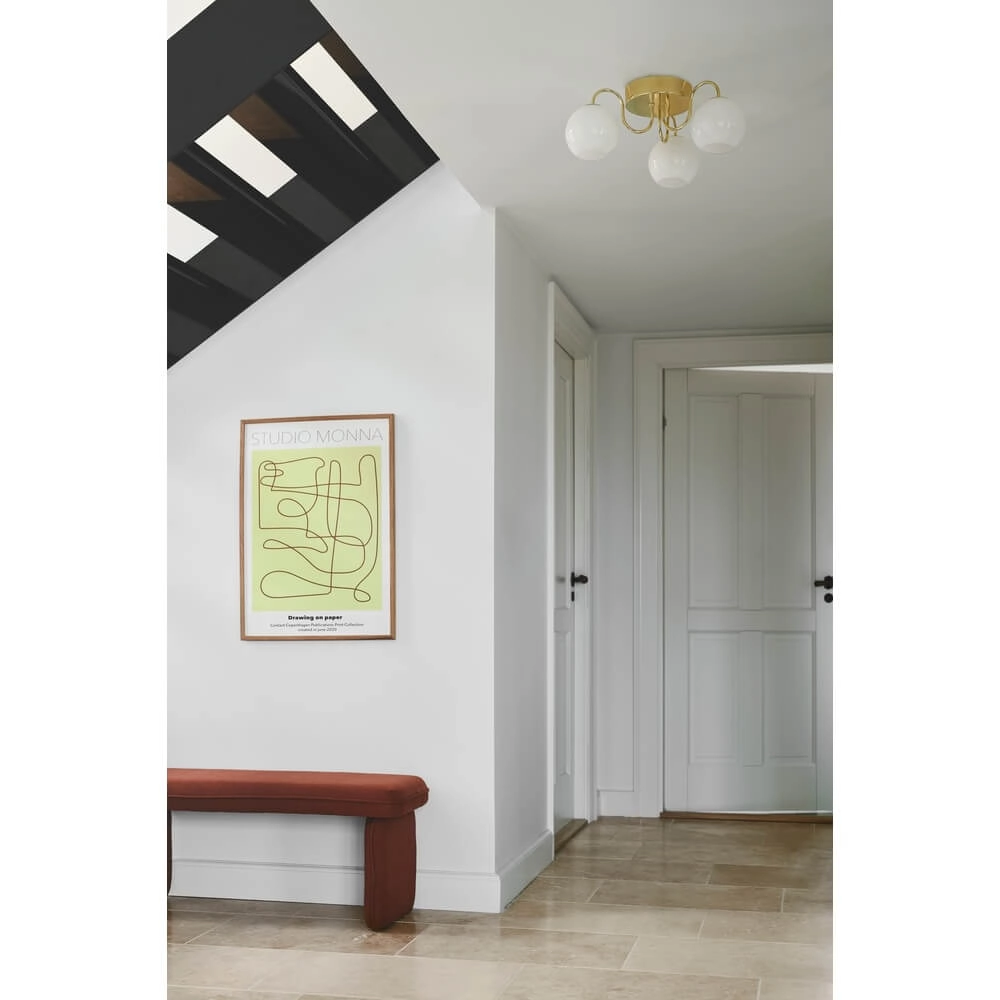 Ceiling lamp Franca brass Nordlux 5704924015908