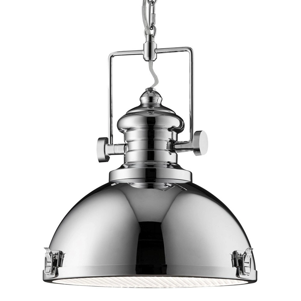 Chrome pendant lamp Industrial Pendants Ø 31cm
