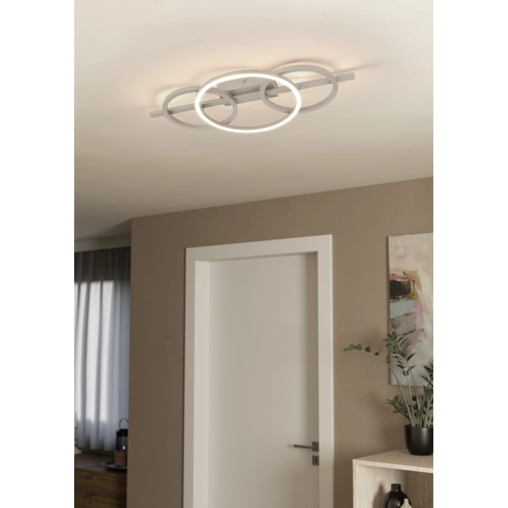 Design ceiling lamp Planillo sand brown round