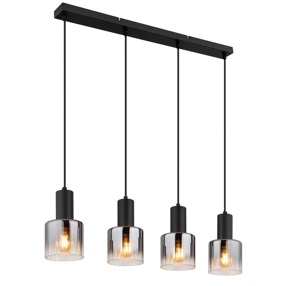 Design pendant lamp Jack 4-light black