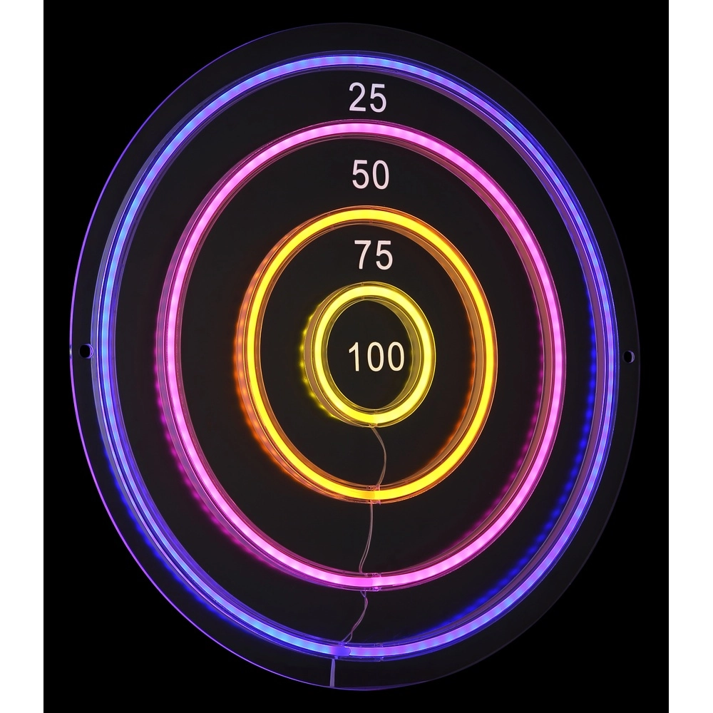 Wall lamp Darteri neon dartboard Globo 9007371583546