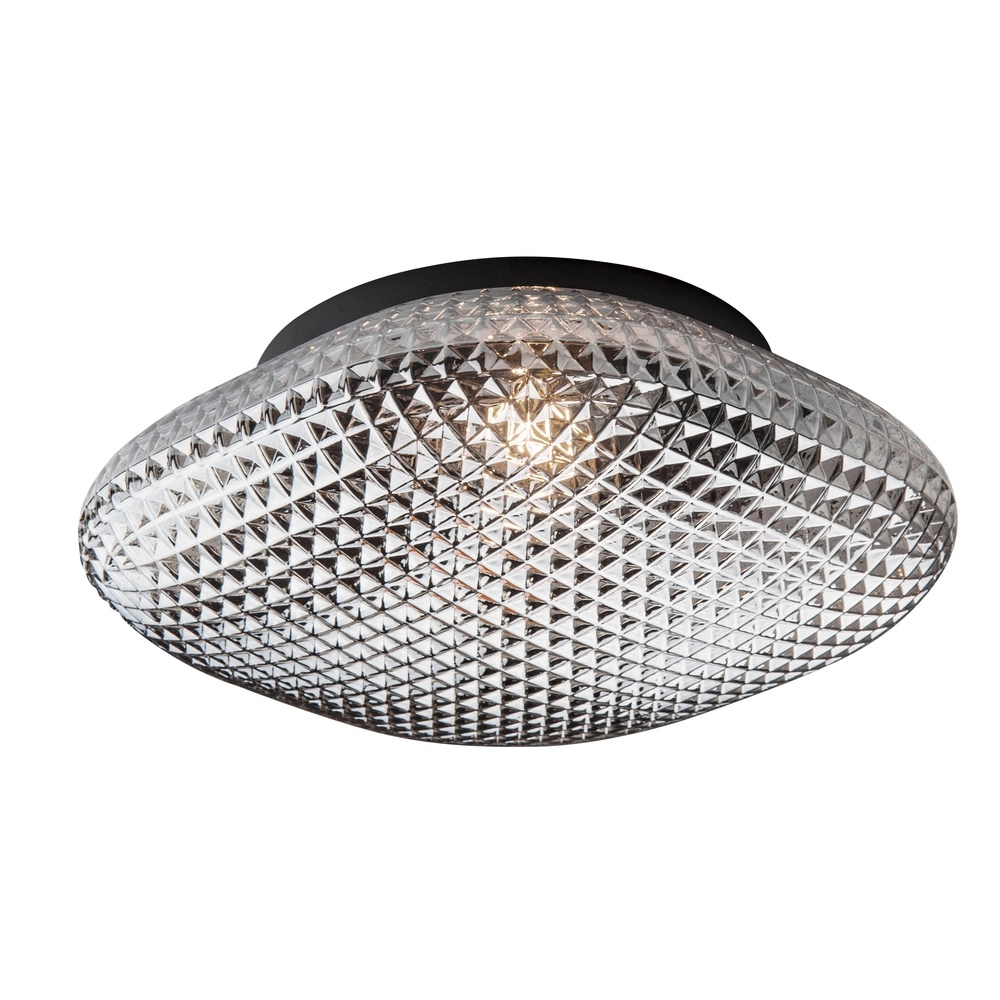 Ceiling lamp Sens smoke glass