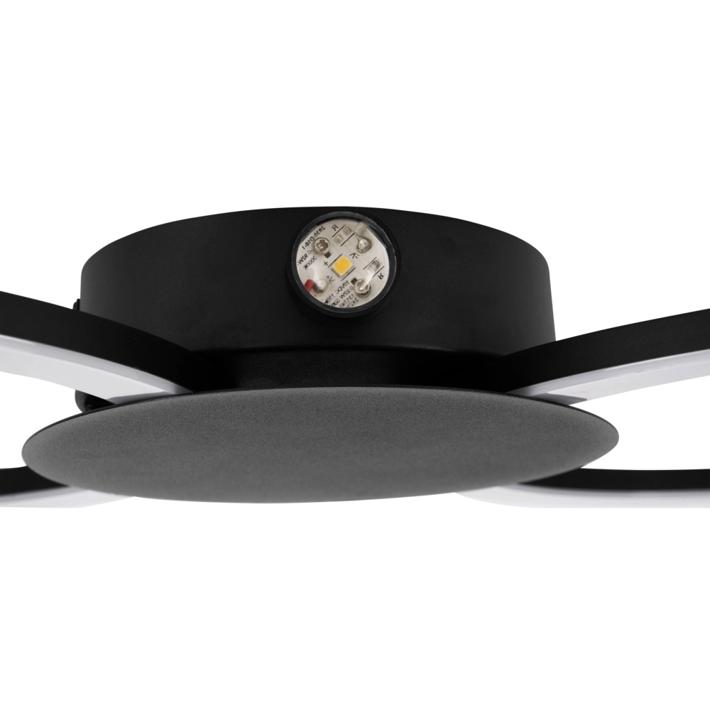 Design wall lamp Venticello 1 black Eglo 9008606357444