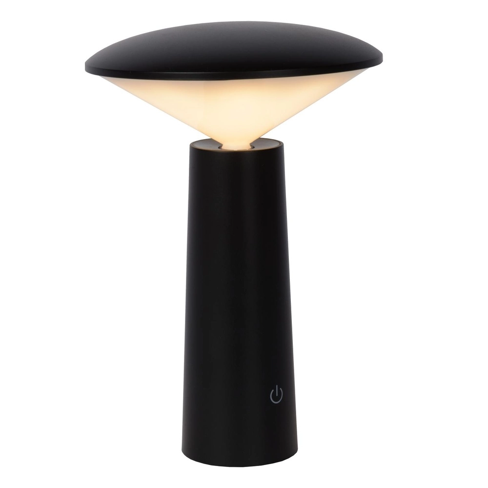 Rechargeable table lamp Jive IP44 black light color adjustable Lucide 5411212021960