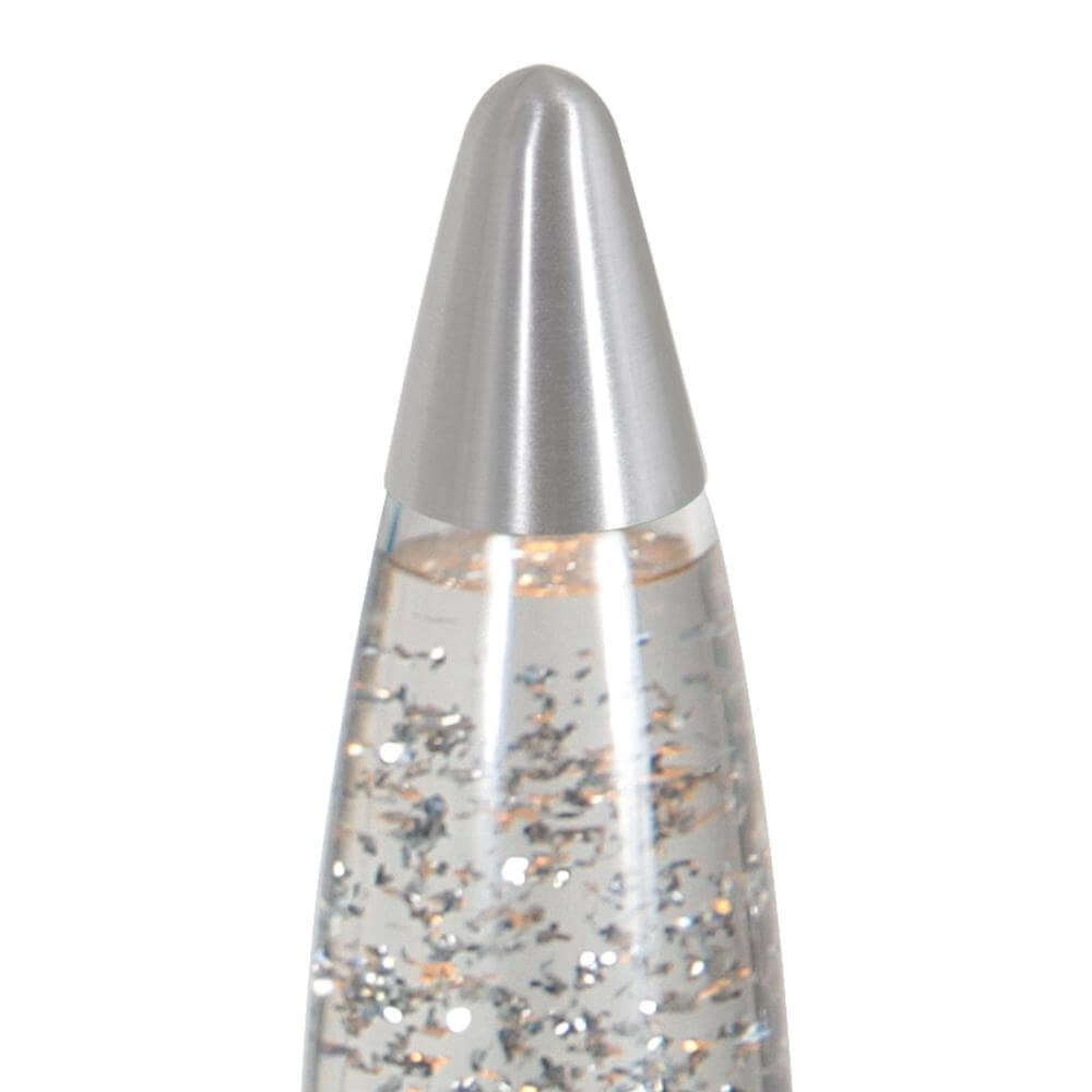 Lava lamp Volcan silver grey Steinhauer 8712746177640