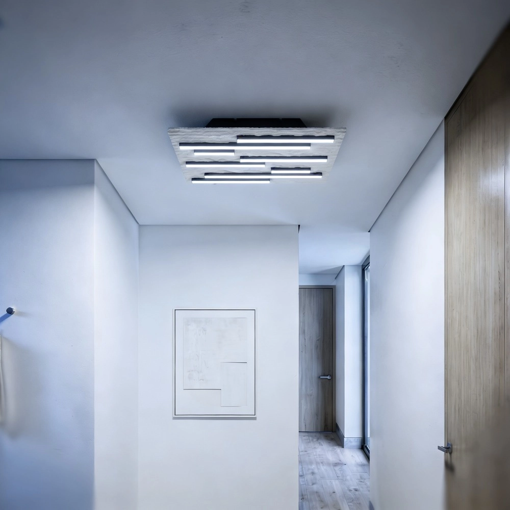 Ceiling lamp Campomarino sand brown 38cm