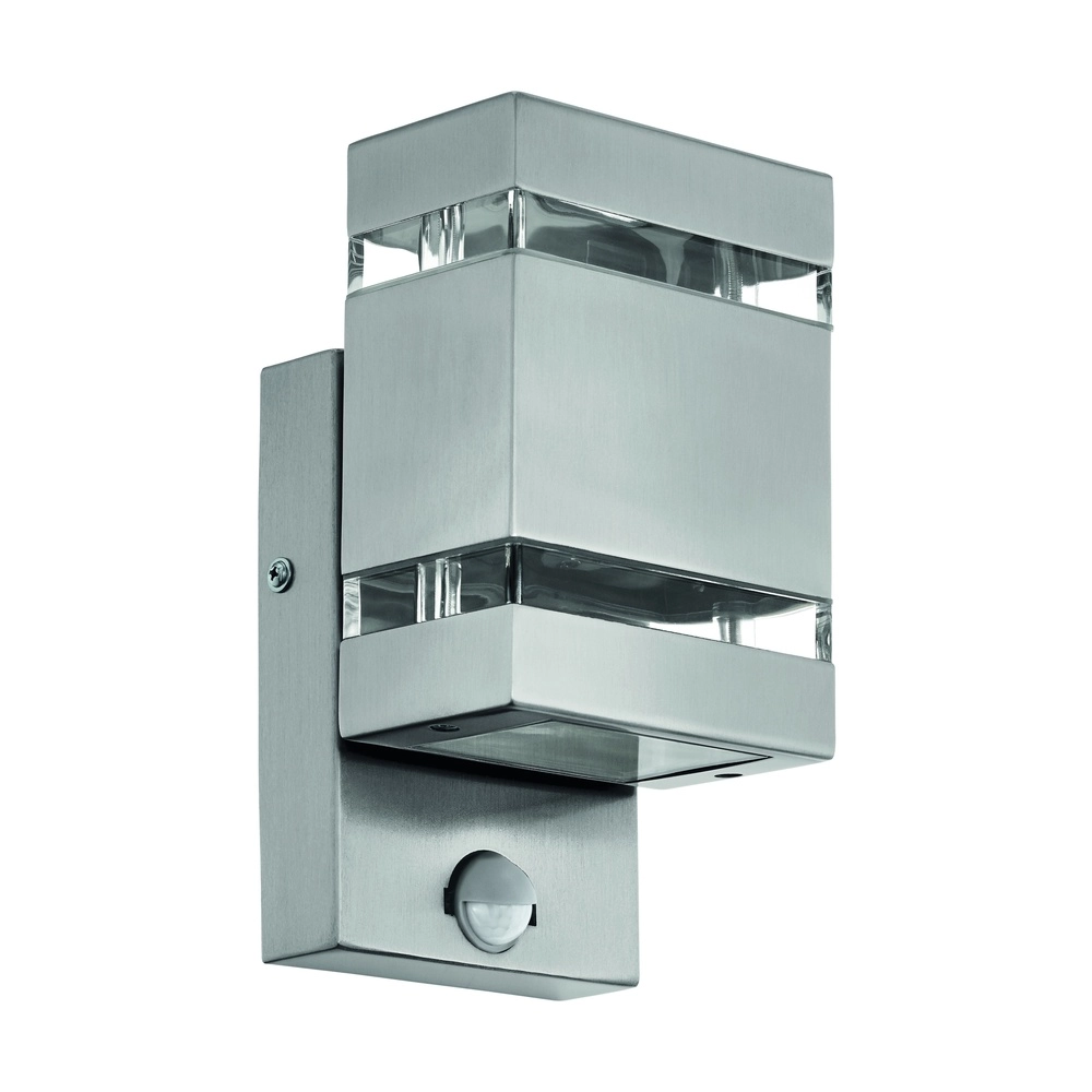 Design wall lamp San Fratello stainless steel with sensor